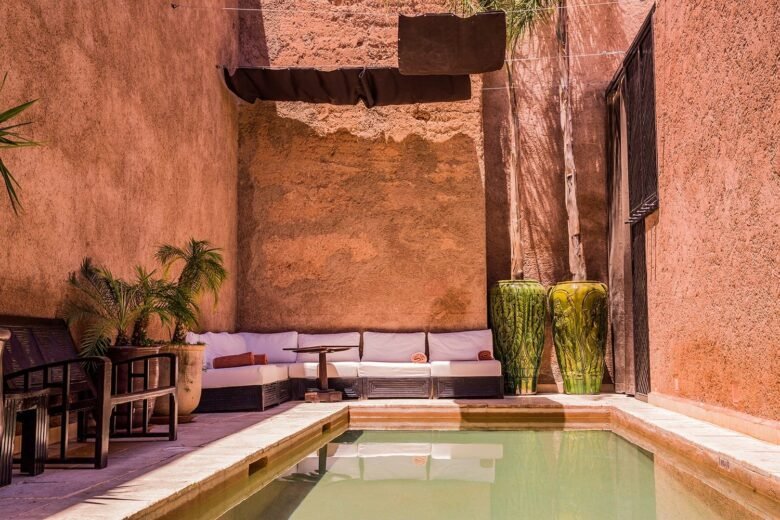 Heated Pool Villa Makassar / Luxury Boutique Hotel Marrakech / Marrakech Luxury Hotel / Hôtel de luxe à Marrakech